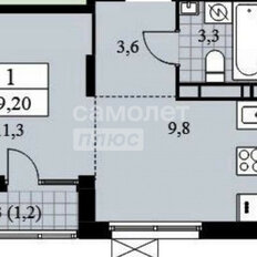 Квартира 40,1 м², 2-комнатная - изображение 5