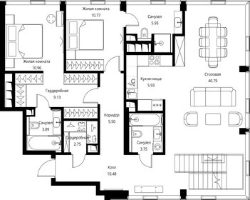 Квартира 185,4 м², 4-комнатная - изображение 2