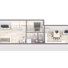 Квартира 41,6 м², 1-комнатная - изображение 2