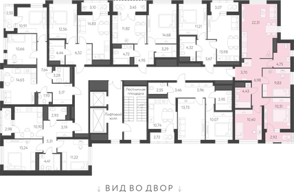 Квартира 74,6 м², 3-комнатная - изображение 2