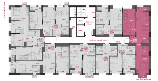 Квартира 71 м², 2-комнатная - изображение 2