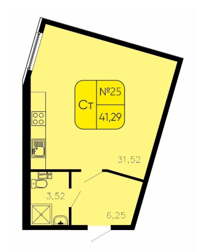 64,2 м², 2-комнатная квартира 9 600 000 ₽ - изображение 22