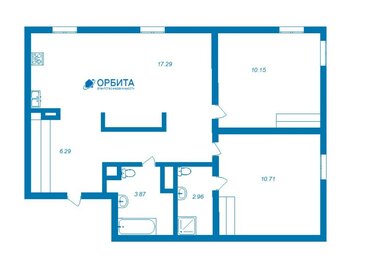 Квартира 56,4 м², 3-комнатная - изображение 2