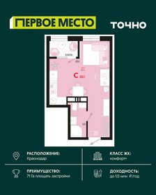 Квартира 30,1 м², студия - изображение 1