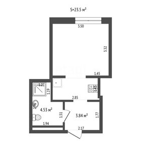 Квартира 23,5 м², студия - изображение 1