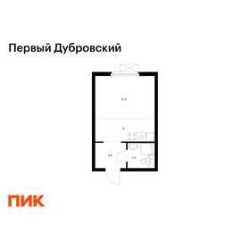 Квартира 23,2 м², студия - изображение 1