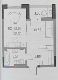 Квартира 32 м², 1-комнатная - изображение 1