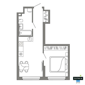 Квартира 35,3 м², 1-комнатная - изображение 3