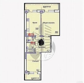 Квартира 80 м², 2-комнатная - изображение 5