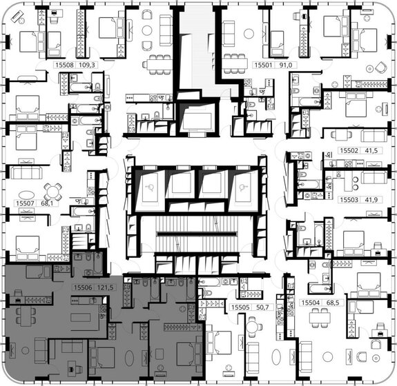 80,6 м², 3-комнатная квартира 28 000 000 ₽ - изображение 135