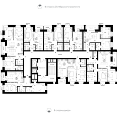 Квартира 63,7 м², 2-комнатная - изображение 2
