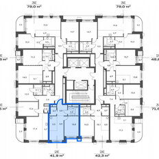 Квартира 41,9 м², 2-комнатная - изображение 4