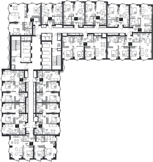 92,5 м², 3-комнатная квартира 75 250 104 ₽ - изображение 25