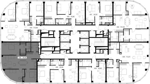 Квартира 100,7 м², 3-комнатная - изображение 3
