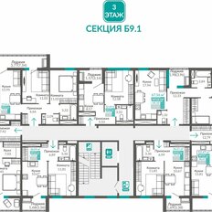 Квартира 64,1 м², 2-комнатная - изображение 3