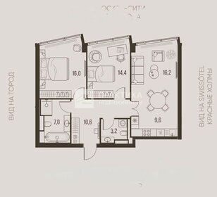Квартира 76 м², 3-комнатная - изображение 2