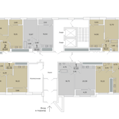 Квартира 79,9 м², 2-комнатная - изображение 3