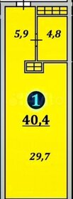 Квартира 40 м², 1-комнатная - изображение 2