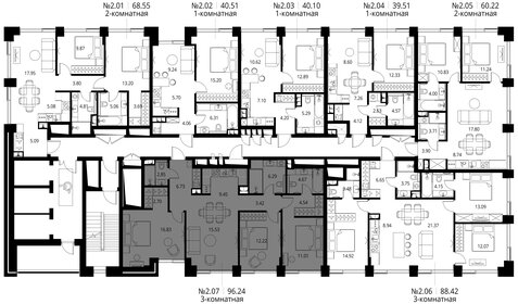 Квартира 96,2 м², 3-комнатная - изображение 2