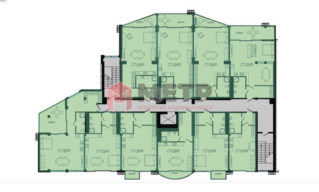 Квартира 40,4 м², студия - изображение 1