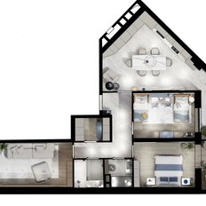 Квартира 93,5 м², 3-комнатная - изображение 2