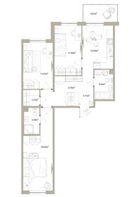 Квартира 75,6 м², 3-комнатная - изображение 1