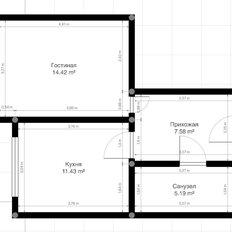 Квартира 38,3 м², 1-комнатная - изображение 1