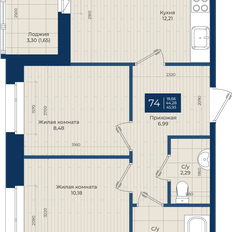 Квартира 45,9 м², 2-комнатная - изображение 2