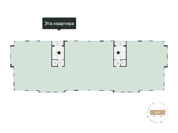 27,5 м², квартира-студия 3 790 000 ₽ - изображение 93