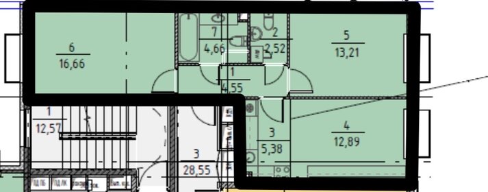 Квартира 59,9 м², 3-комнатная - изображение 1