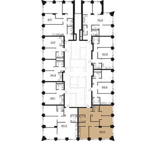 Квартира 92 м², 3-комнатная - изображение 2