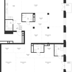 Квартира 216,7 м², 4-комнатная - изображение 3