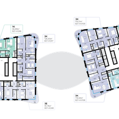 Квартира 56,9 м², 1-комнатная - изображение 2