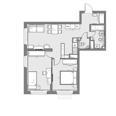 Квартира 61,6 м², 2-комнатная - изображение 5