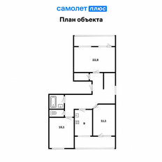 Квартира 82,4 м², 3-комнатная - изображение 1