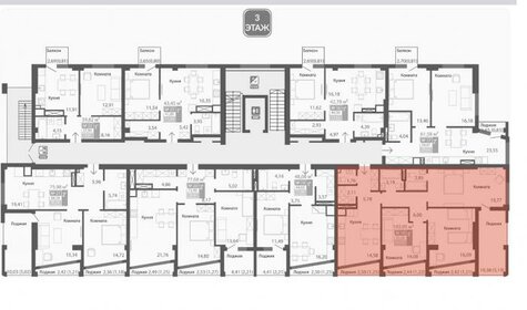 Квартира 95,1 м², 3-комнатная - изображение 1