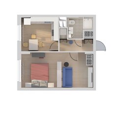 Квартира 38,3 м², 1-комнатная - изображение 4