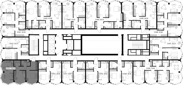 Квартира 58,3 м², 2-комнатная - изображение 3