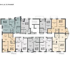 Квартира 54 м², 2-комнатная - изображение 2