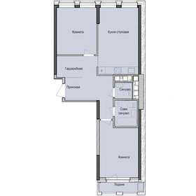 Квартира 65,2 м², 2-комнатная - изображение 1