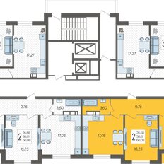 Квартира 60,1 м², 2-комнатная - изображение 2