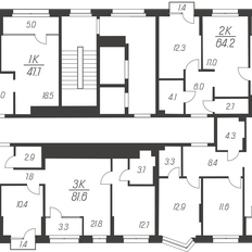 Квартира 64,2 м², 2-комнатная - изображение 3