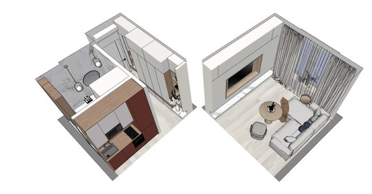 Квартира 26 м², студия - изображение 1