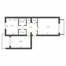 Квартира 51 м², 2-комнатная - изображение 2