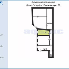 11,4 м², комната - изображение 1