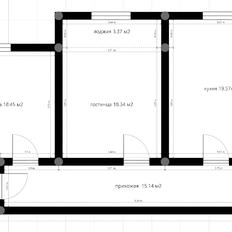 Квартира 78,3 м², 2-комнатная - изображение 2