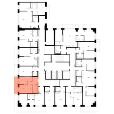 Квартира 33,6 м², 1-комнатная - изображение 2