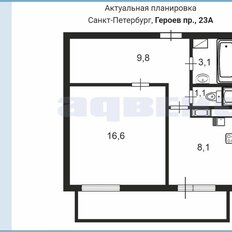 Квартира 38,6 м², 1-комнатная - изображение 2