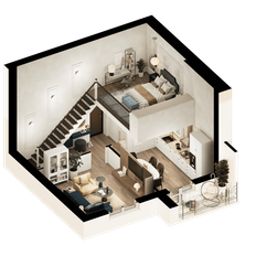 Квартира 73,8 м², 1-комнатная - изображение 4