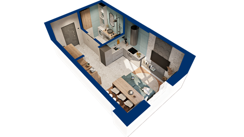 Квартира 29,9 м², студия - изображение 1